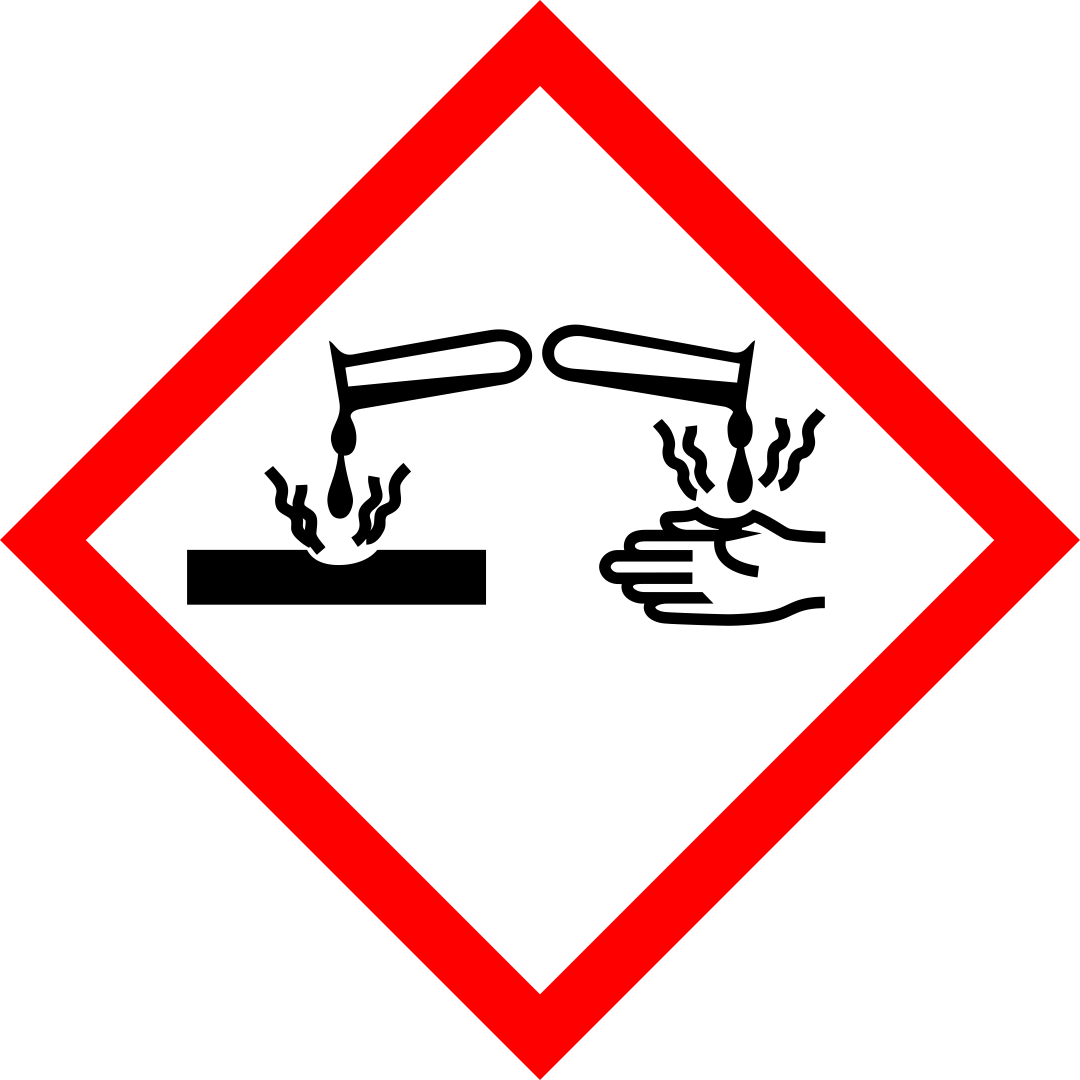 GHS05 - Działanie żrące
